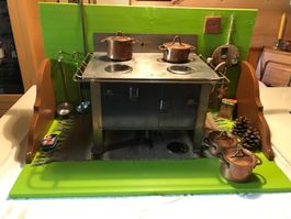 Ancienne cuisinière artisanale