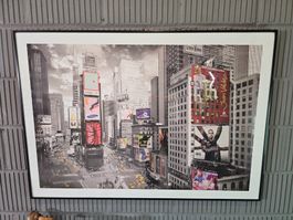 New York Time Sqare Poster Ikea 1999 Bild in Rahmen
