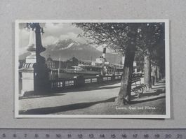 Luzern, Quai, Pilatus, Schiff, Dampfschiff, 1931