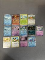 Lotto 13 carte Pokémon eevee &  eeveelution 