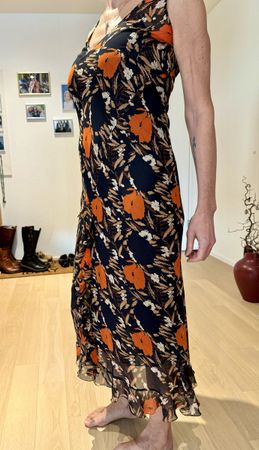 Sommerkleid mit Unterkleid, Grösse 36