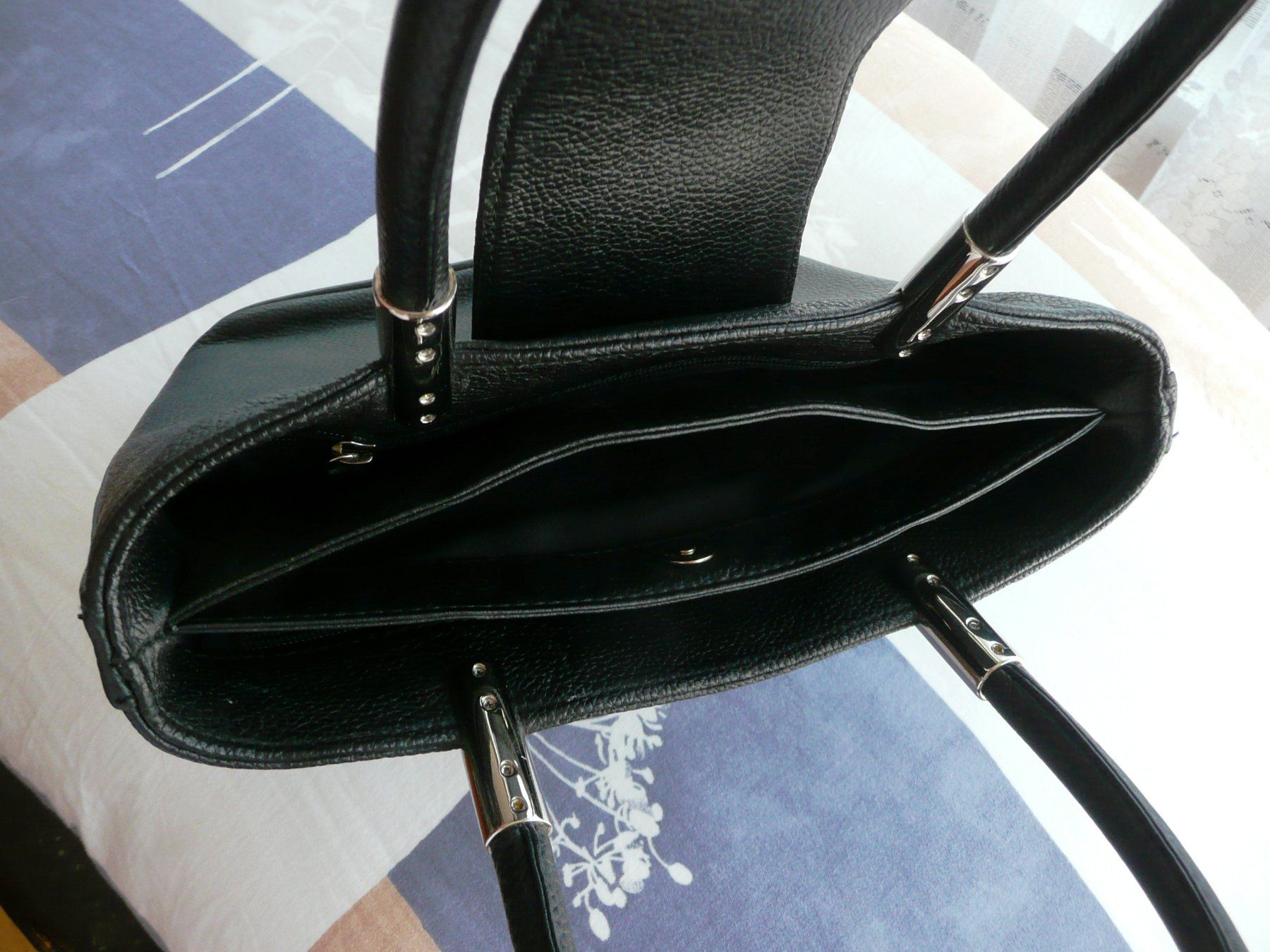 Taschen für Damen: echte ANGELO FORTUNA Handtasche; schwarz – Neu (gemäss Beschreibung) aus Zürich von zuerich00 2