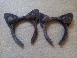 Bande de cheveux d'oreille d'ours noir (10 pièces)