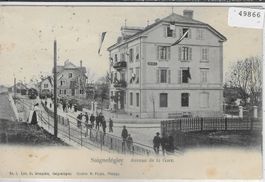 Saigneleier 20. Mai 1904 - Avenue de la Gare