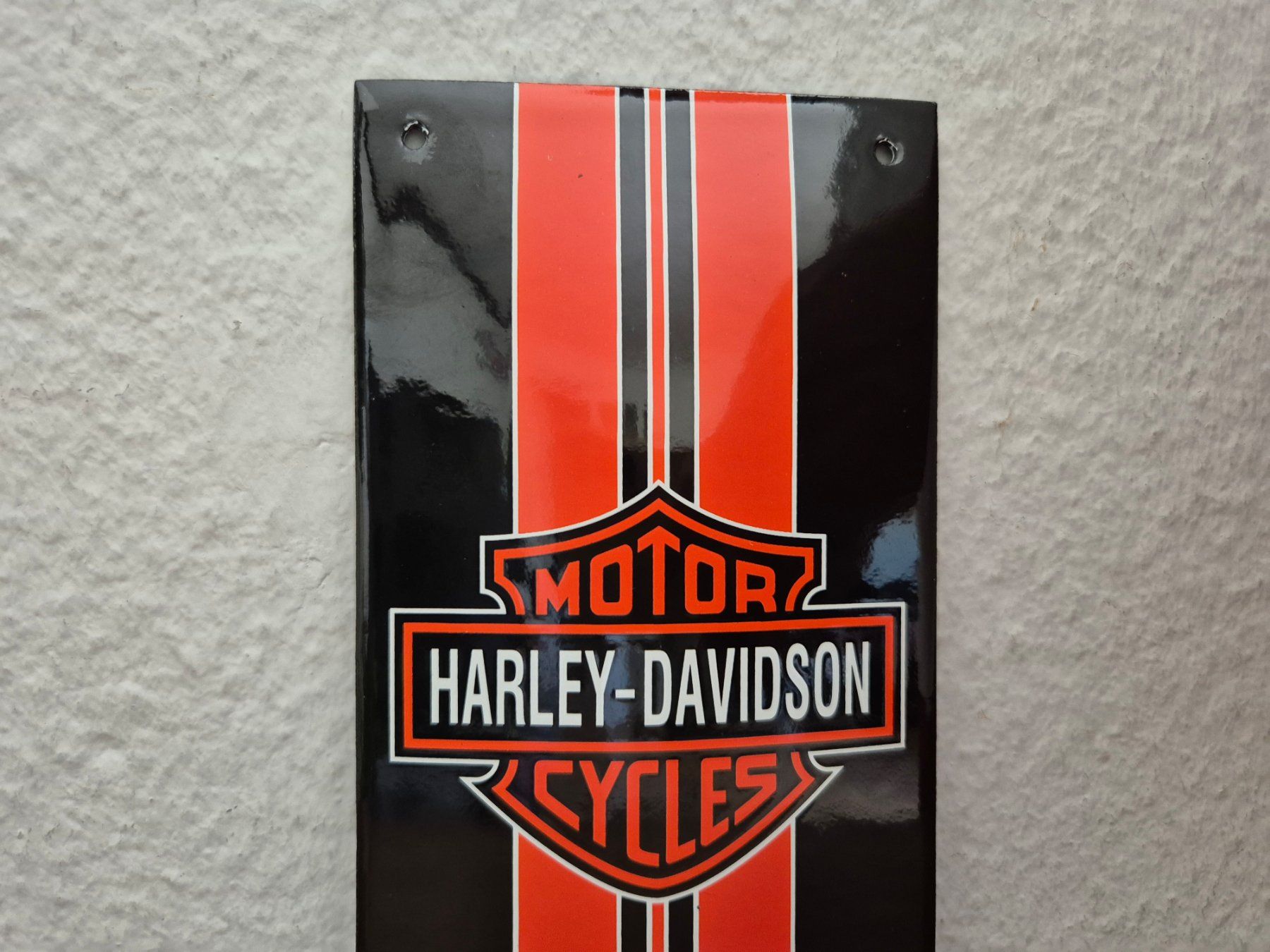 Harley-Davidson Insegne: Emailschild Harley Davidson Motorrad Service Emaille Schild – Nuovo (secondo la descrizione) da Schaffhausen venduto da pfanis09 1