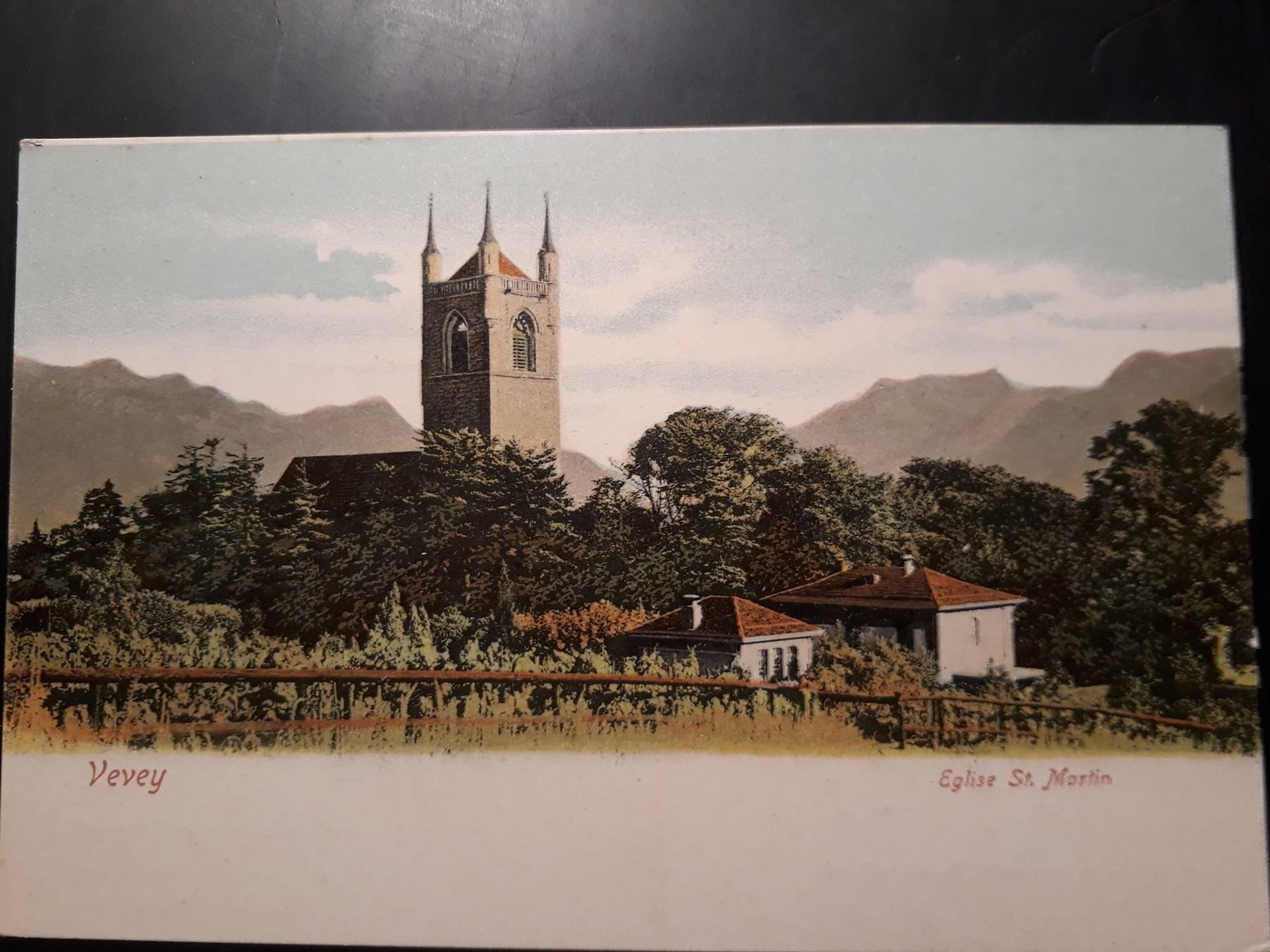 Cartoline postali: AK Vevey, Eglise St. Martin – Usato da Herzogenbuchsee venduto da Herkules9