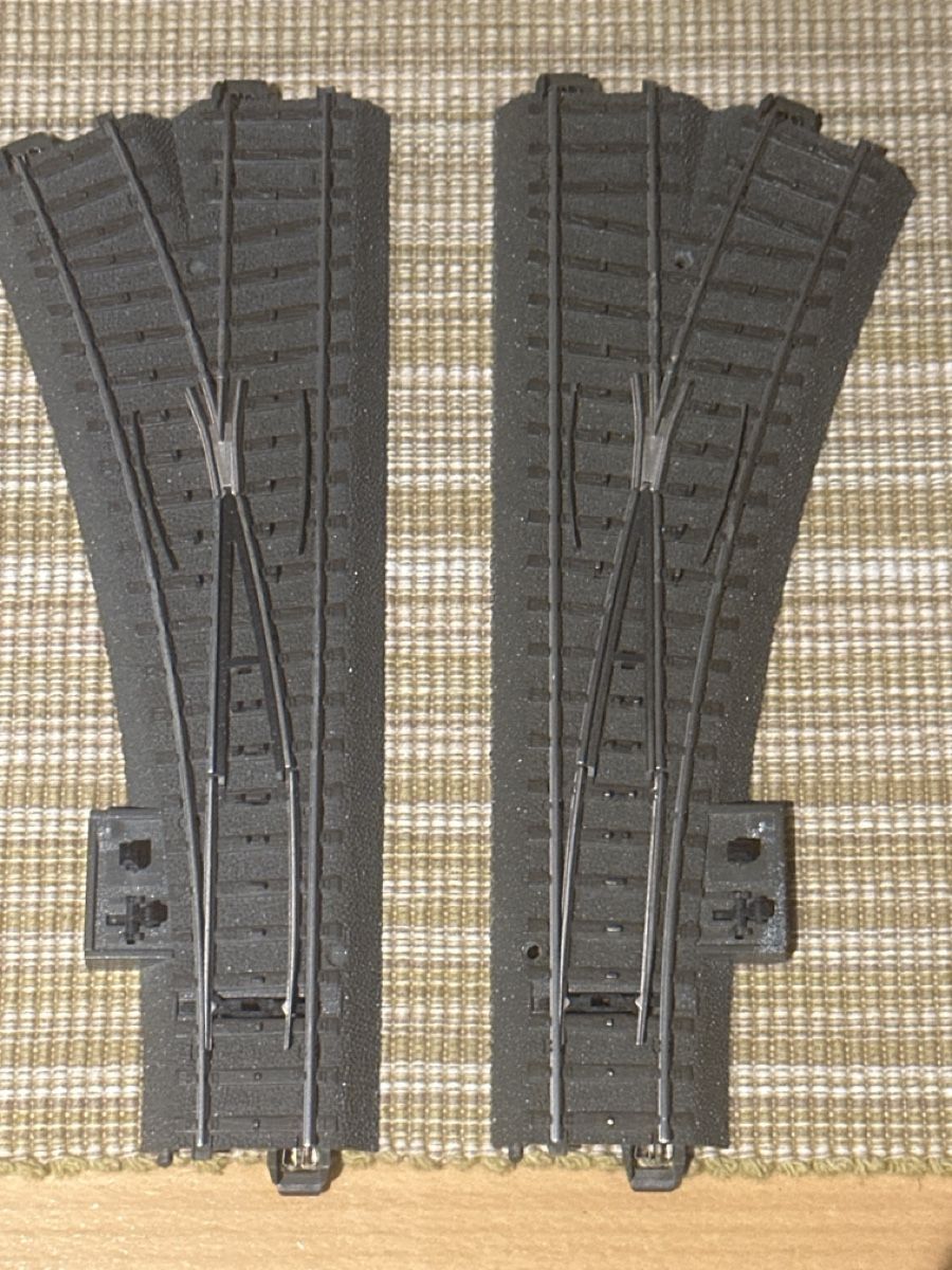Märklin Modellini di ferrovie: Märklin H0-WS Weichenpaar C-Gleis Antrieb Decoder Bel.ab19.- – Usato da Sennwald venduto da HARO-Import
