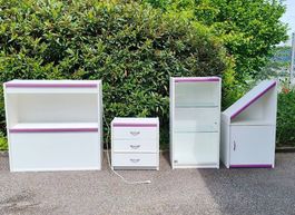 Möbelset für Jugendzimmer &Büro (4-teilig) Top Zustand)