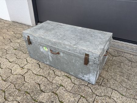 Metallbox/Kiste 50-60Jahre alt