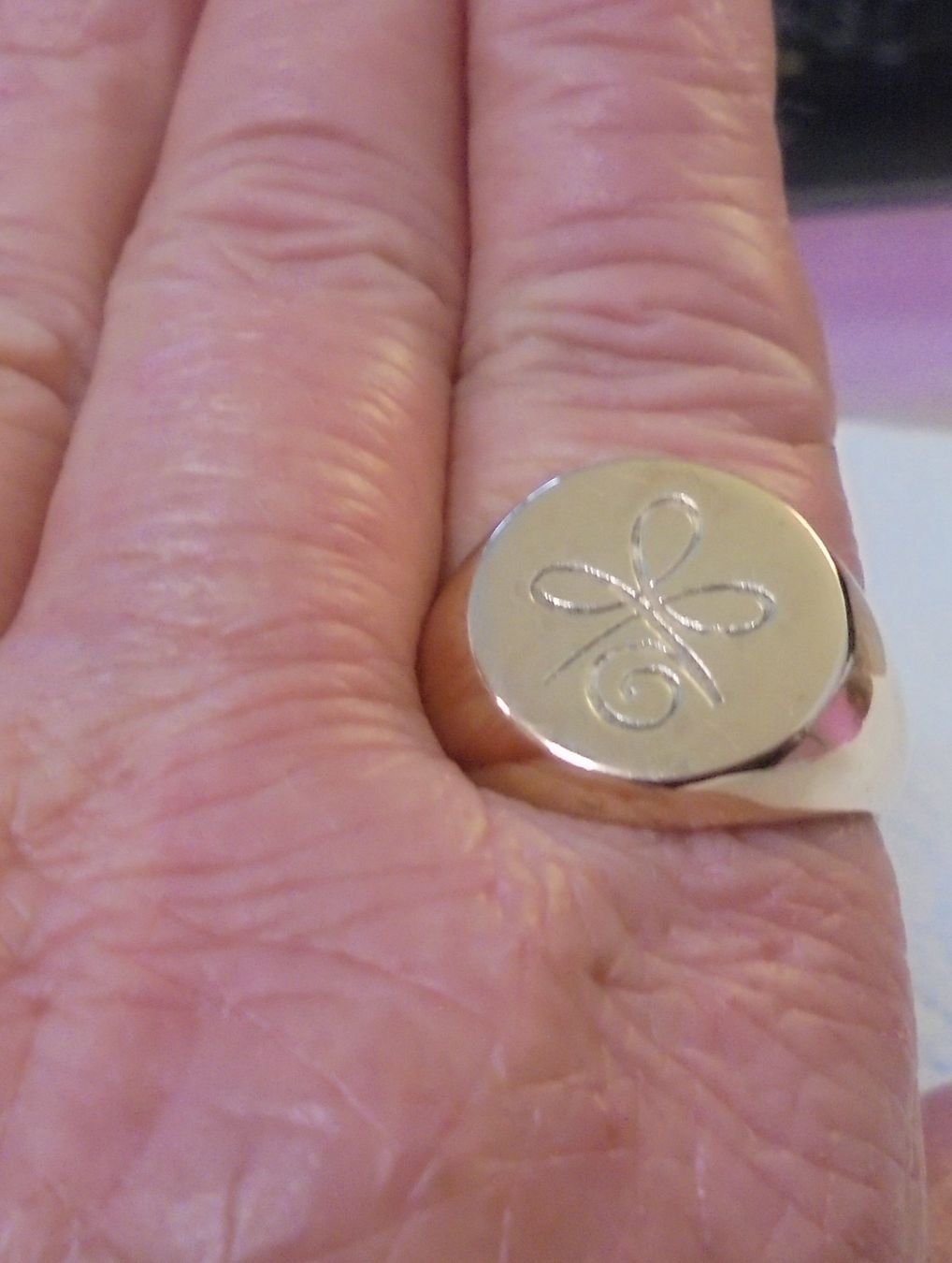 Anelli: Echtschmuck: Herrenring, Silberring vergoldet 19/60 – Nuovo (secondo la descrizione) da Zuchwil venduto da maumauchi 4