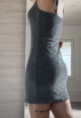 Glitzerkleid Gr. 40