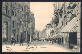 AK Basel, Partie in der Freiestrasse