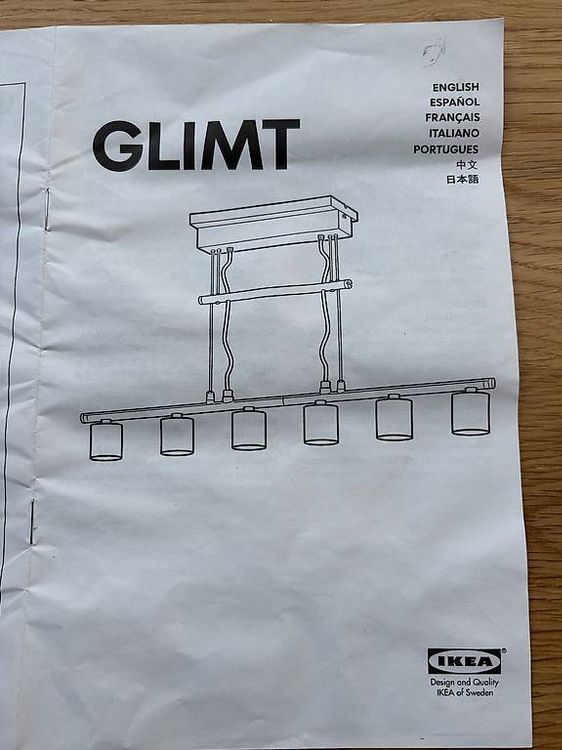 Ikea Lustres & lampes de plafonds: Luminaire à suspension Glimt IKEA – D'occasion à Bussigny par ByronP1 2