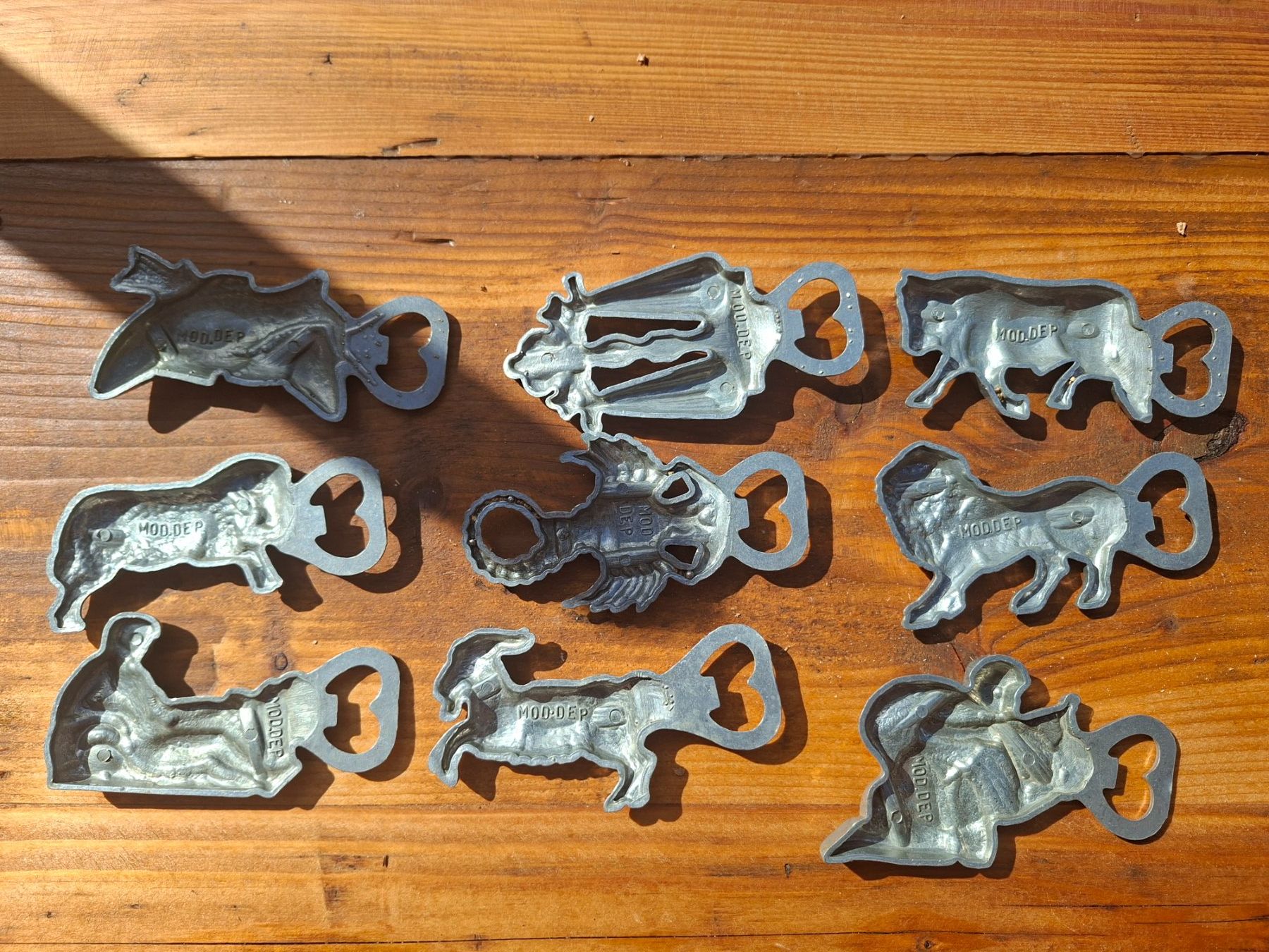 Tutte le decorazioni: 9 Flaschenöffner Sternzeichen Set Metall gebraucht – Usato da Schaffhausen venduto da meteor7 4