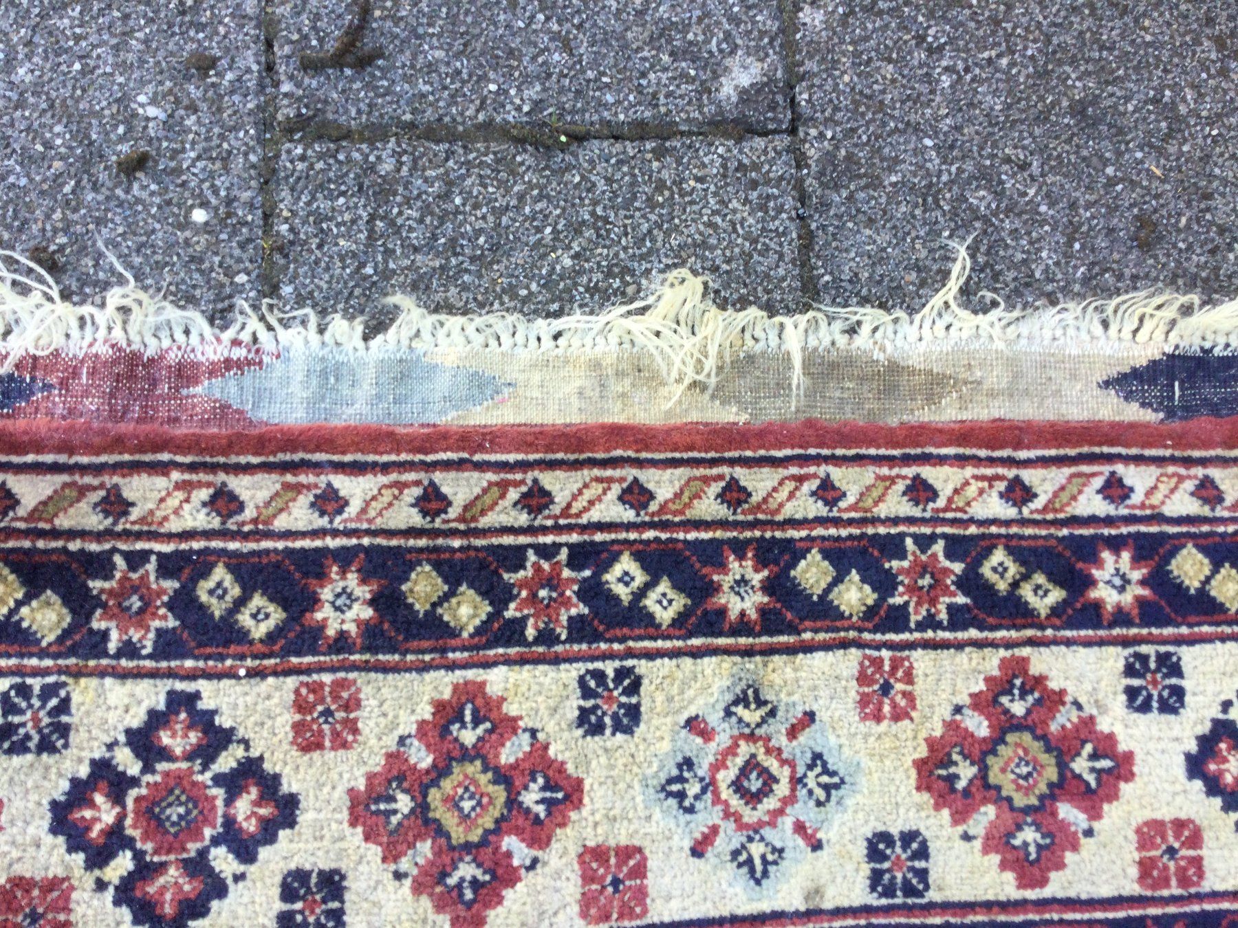 Tappeti: Gebrauchter alter Kazak Orientteppich mit schönem Muster – Usato da Wangen SZ venduto da kuriosum12 6