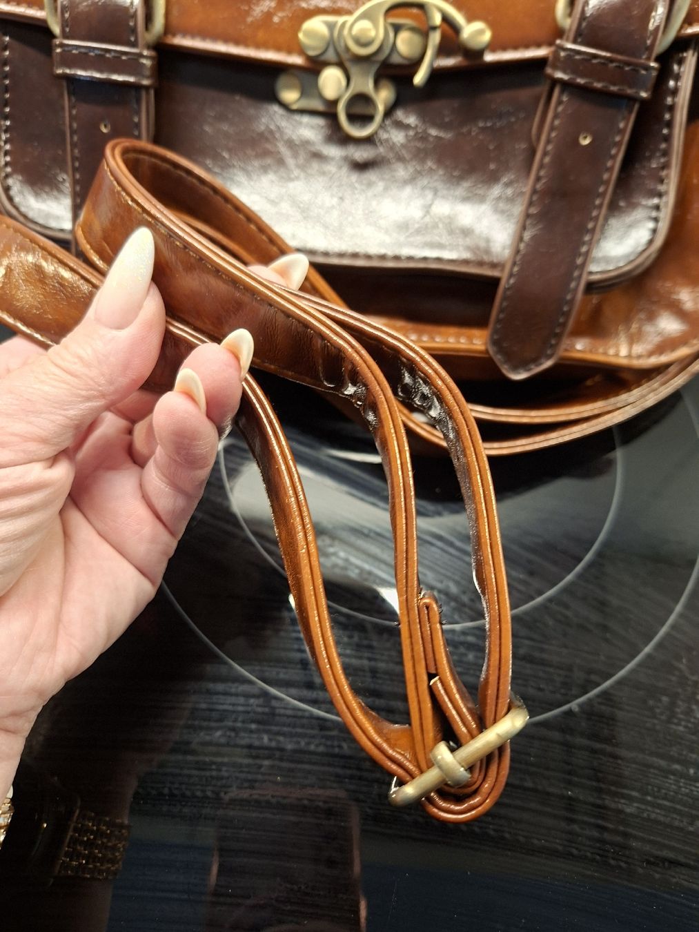 Borse: Neue Ledertasche ECOSUSI – Nuovo (secondo la descrizione) da Meinisberg venduto da Destiny1972 1