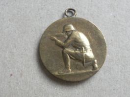 Medaille Schweiz Militär Mobilisation Bat. 23 von Biel 1.WK.