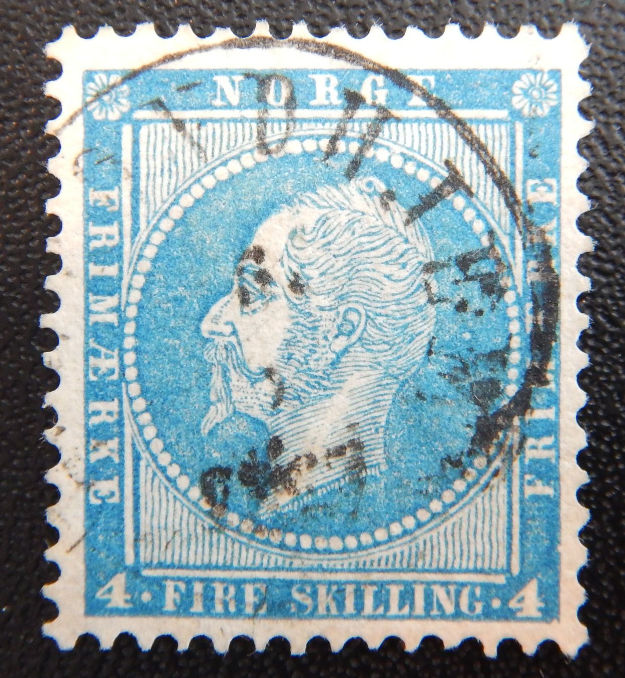 Tutti i francobolli: Norwegen Kat. 4 gest. 1856 Kat. 10 Euro – Usato da Zürich venduto da Muehlekauf