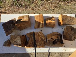 Olivenholz Drechselholz Set trocken – Rohlinge / Kanteln
