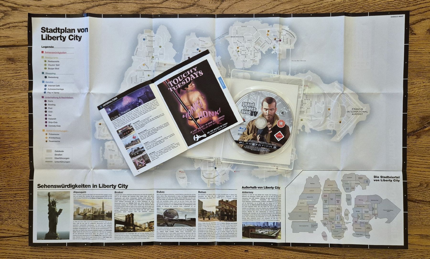 Giochi: Grand Theft Auto IV - PS3 - inkl. Stadtplan – Nuovo (secondo la descrizione) da Au SG venduto da KonsoleWerk 1