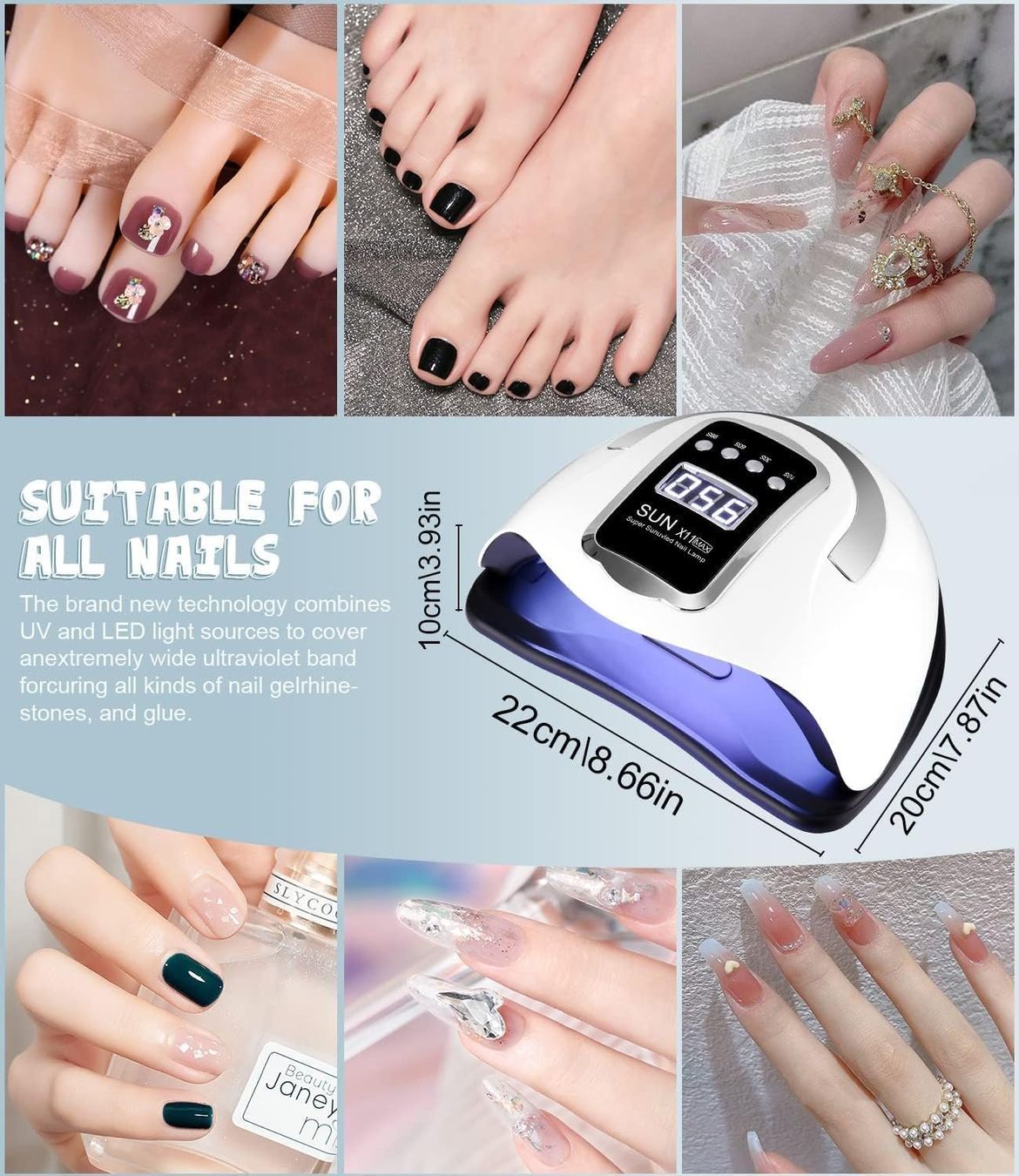 Lampade: Professionelle LED UV Nagellampe 66 LED – Nuovo e nell'imballaggio originale da Châtelaine venduto da topshop.switzerland 6