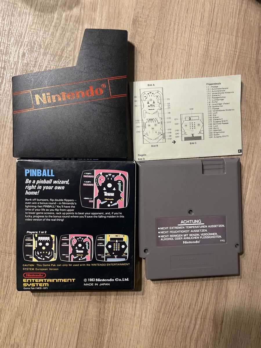Nintendo Giochi: Pinball Nintendo NES – Usato da Hagendorn venduto da masterchieff 1