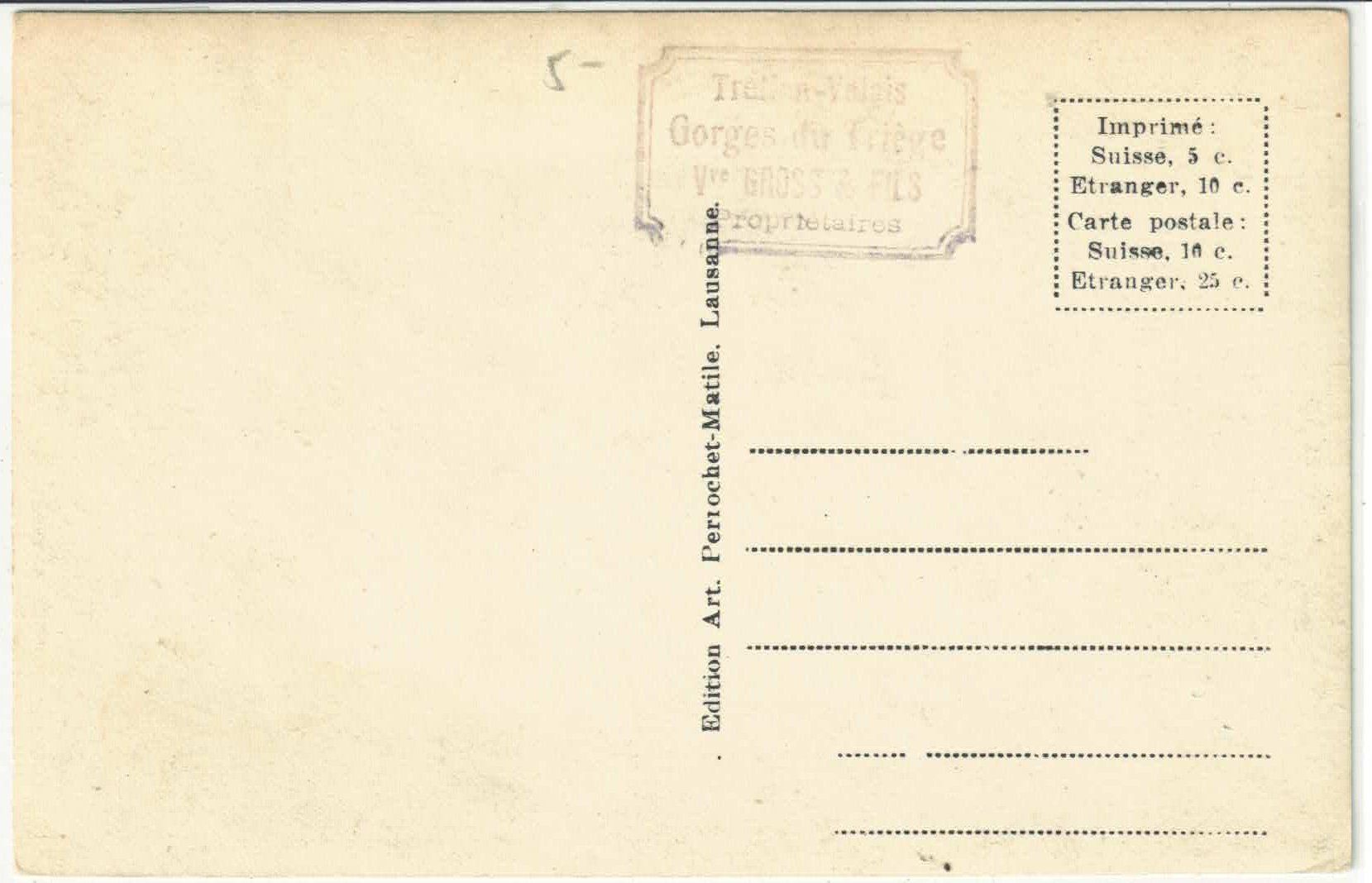 Cartoline postali: Le Tretien - Vue generale – Usato da Ettingen venduto da Kartenplanet 1