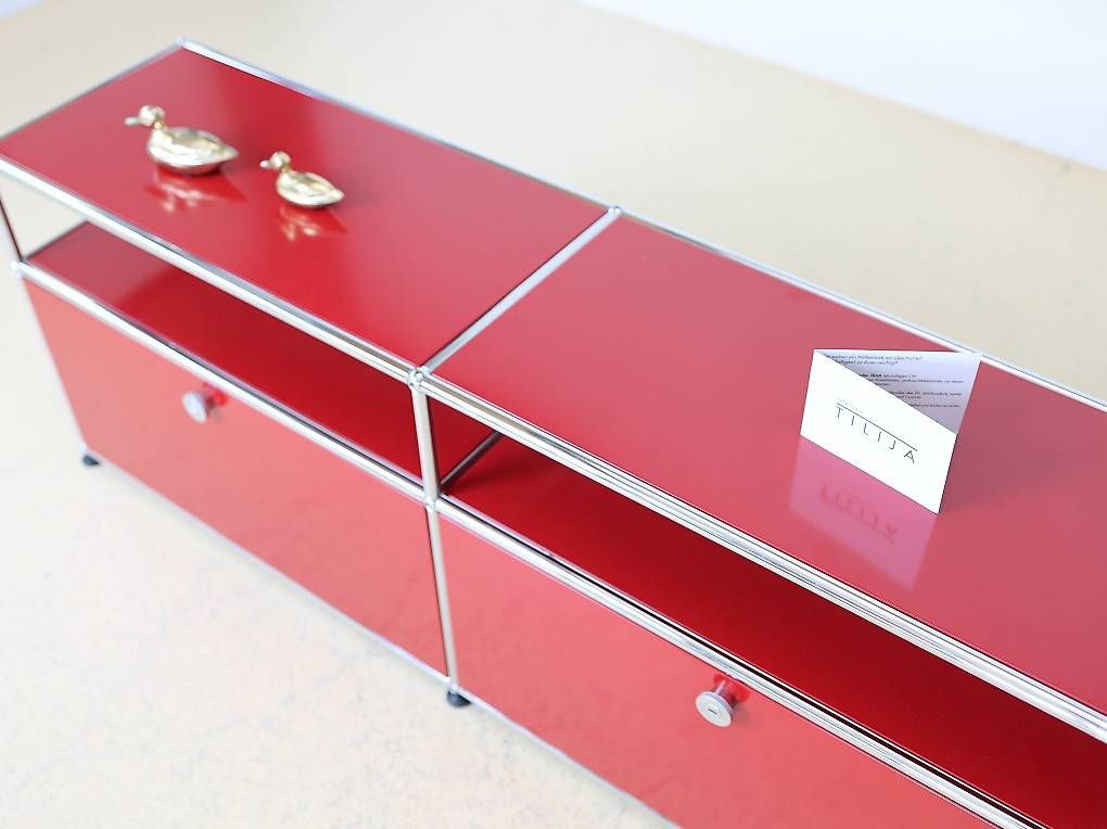 USM Kommoden: USM Haller Sideboard | Rubinrot 2x2 | Neuwertig – Gebraucht aus Meinisberg von atelier_TILIJA 2