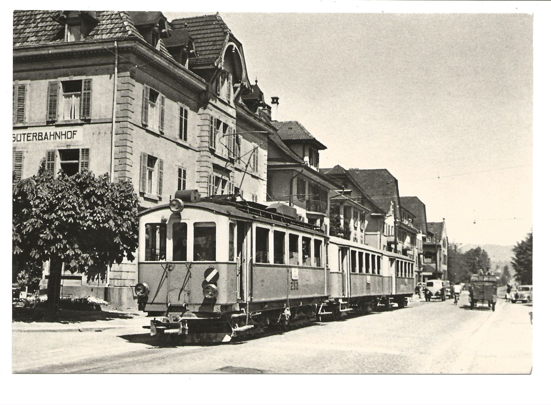 Cartoline postali: Zug - Güterbahnhof - Strassenbahn - CFe 4/4 - 1954 – Usato da Engelburg venduto da Cartophil