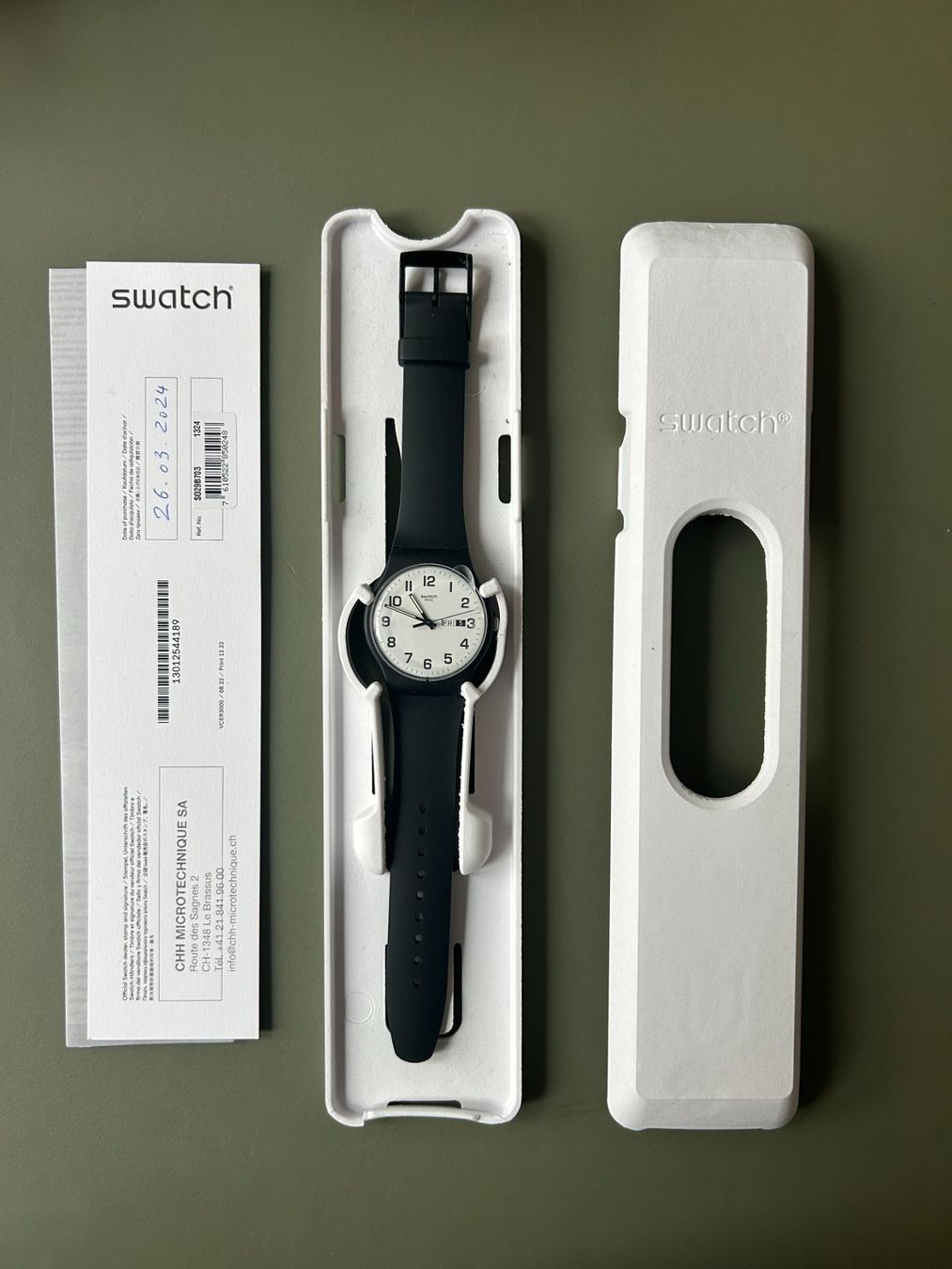 Swatch Orologi: Swatch Classic Watch – Nuovo e nell'imballaggio originale da Zürich venduto da Hugobitschy 1