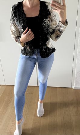 Elegante Damen Jacke von Georgede Paris, Grösse 40