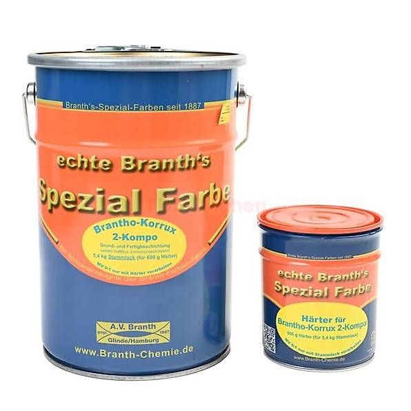 Colori: Brantho Korrux "2-Kompo" tiefschwarz – Usato da Morgarten venduto da sonja76