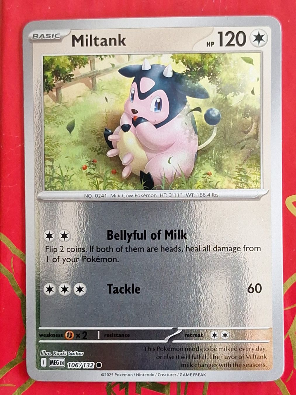 Pokémon Sammelbilder & Trading cards: Miltank - Reverse Holo Pokemon Mega Evolution – Gebraucht aus Altstätten SG von GGsGameshop