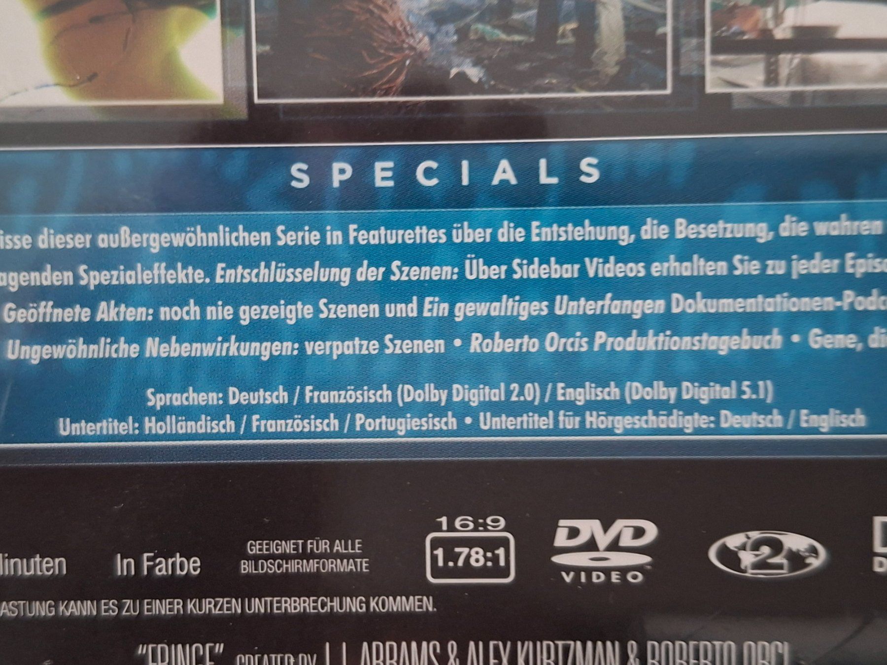Tous les DVDs: FRINGE STAFFEL 1 - 5 – D'occasion à Aesch BL par Burschi59 2