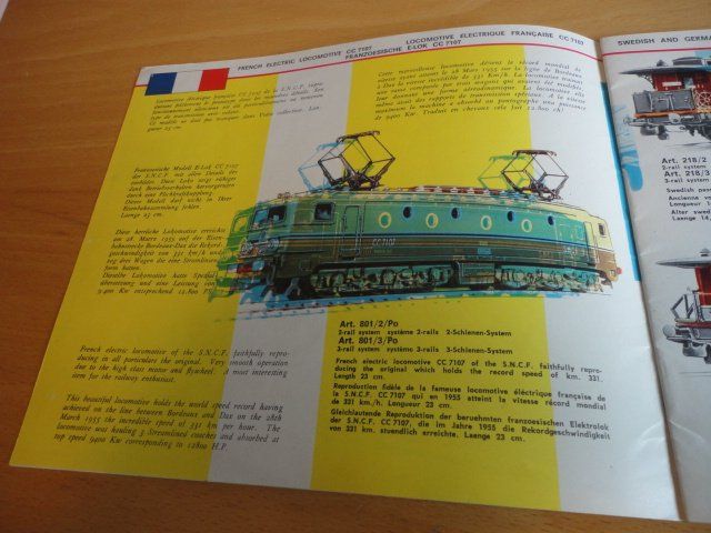Pocher Modellini di ferrovie: Pocher Katalog 1964/65 – Usato da Wittenwil venduto da trixmartin 5