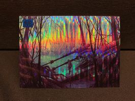 Blue sonar /199 Dagobah – Topps Star Wars Chrome Galaxy 2024