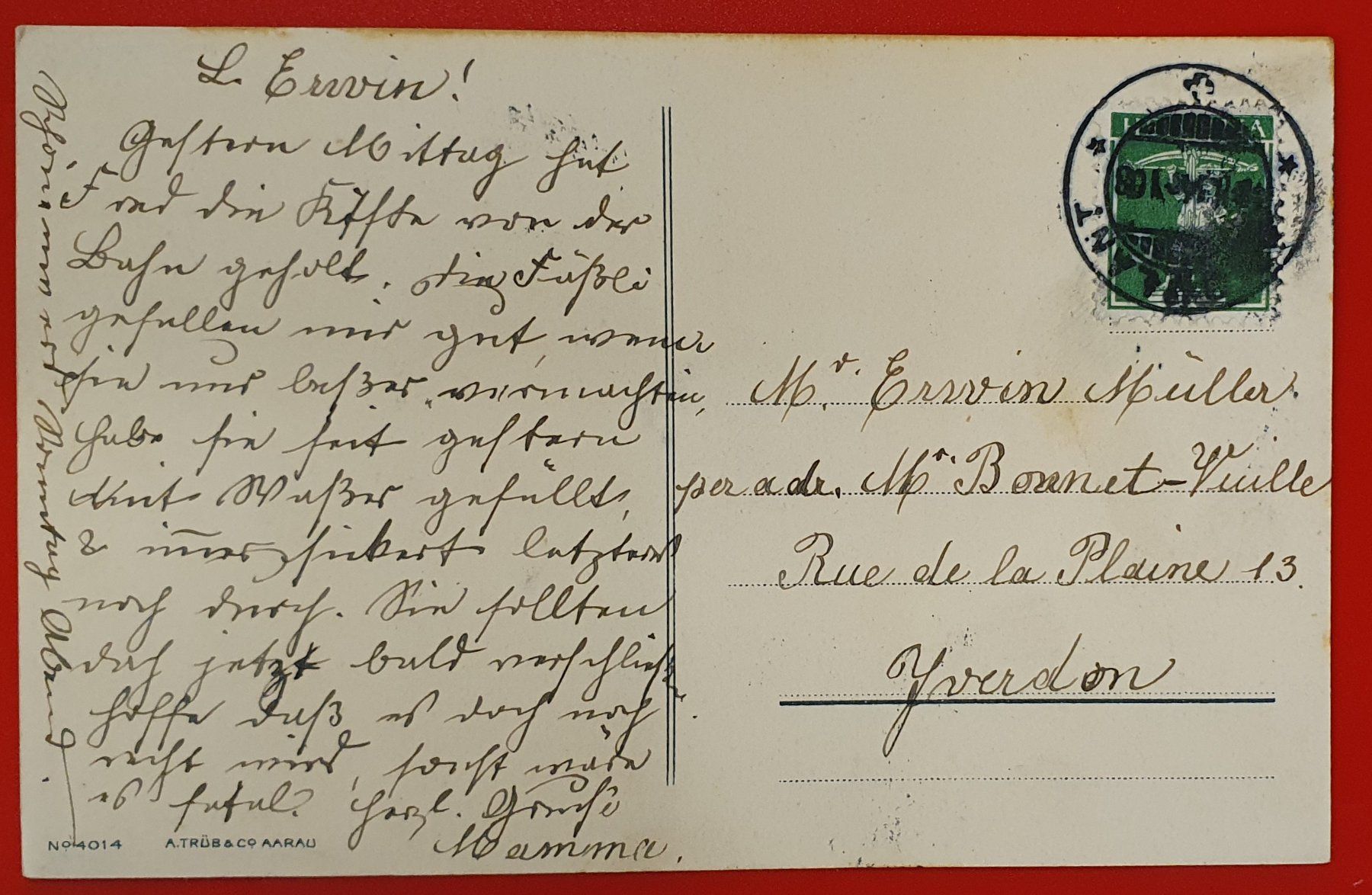Cartoline postali: Schönenwerd Turnfest – Usato da Kreuzlingen venduto da Rschweiz1 1