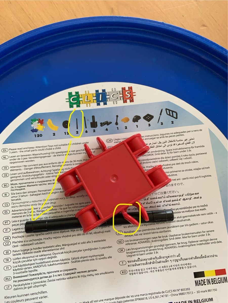 Clics Spielzeuge: Clics Konstruktionsspielzeug – Gebraucht aus Bubikon von nba01 5