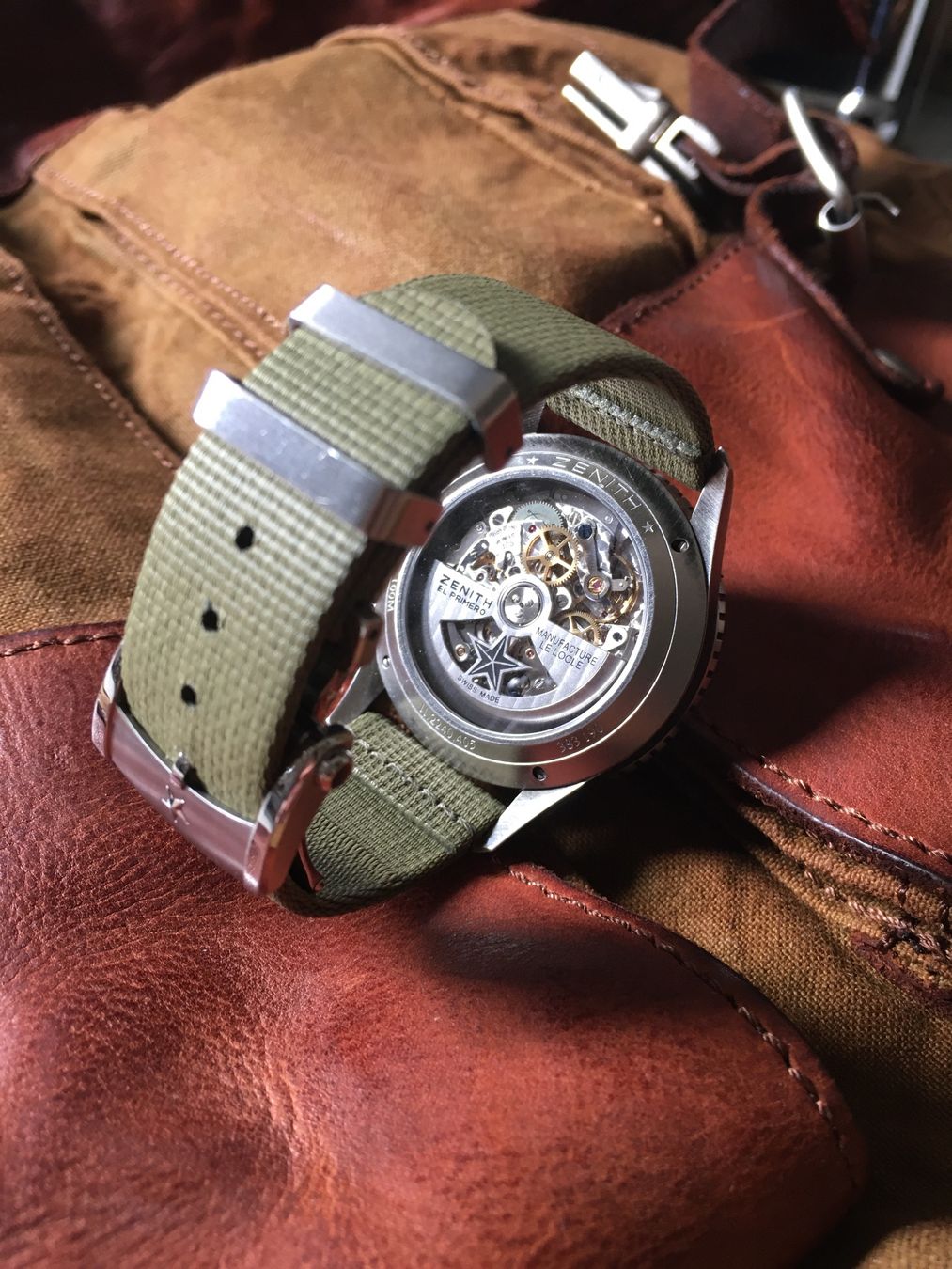 Zenith Orologi: Zenith Tipo CP2 Chronograph 43mm "Aged Steel" – Nuovo (secondo la descrizione) da Bern venduto da Oldeagle 3