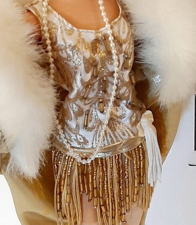 1920's GOLD FLAPPER BARBIE 4
