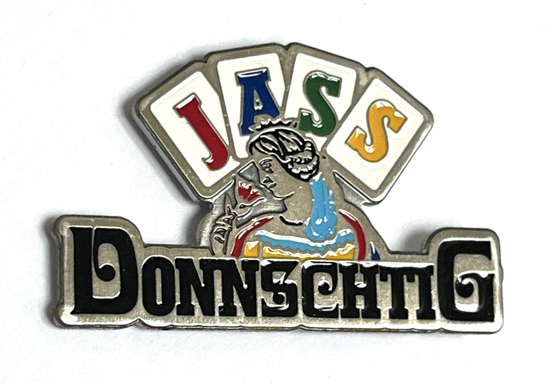 Placchette & Badge: Pin Jassdonschtig – Usato da Kriens venduto da TSCH1
