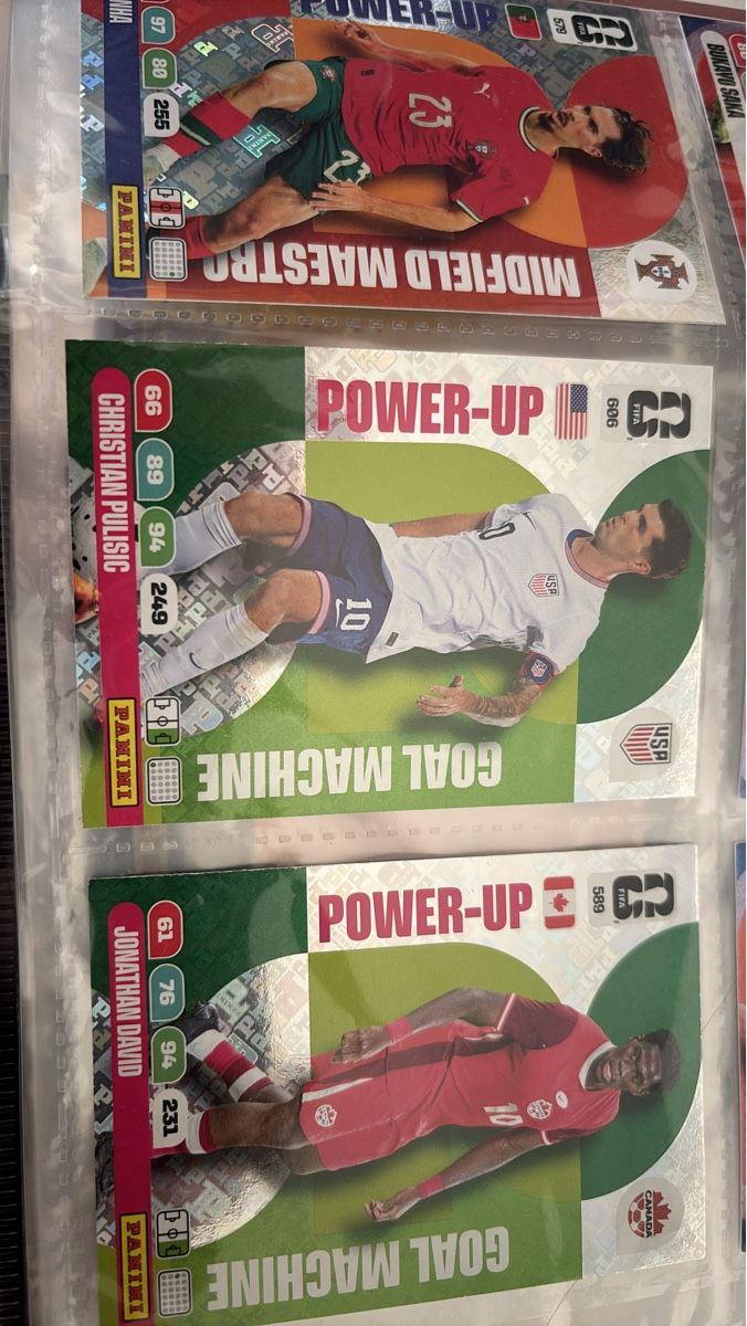 Panini Carte collezionabili: Vitinha / David /Pulisic Goal Machine Panini Adrenalyn – Nuovo (secondo la descrizione) da Zug venduto da Phantomas78