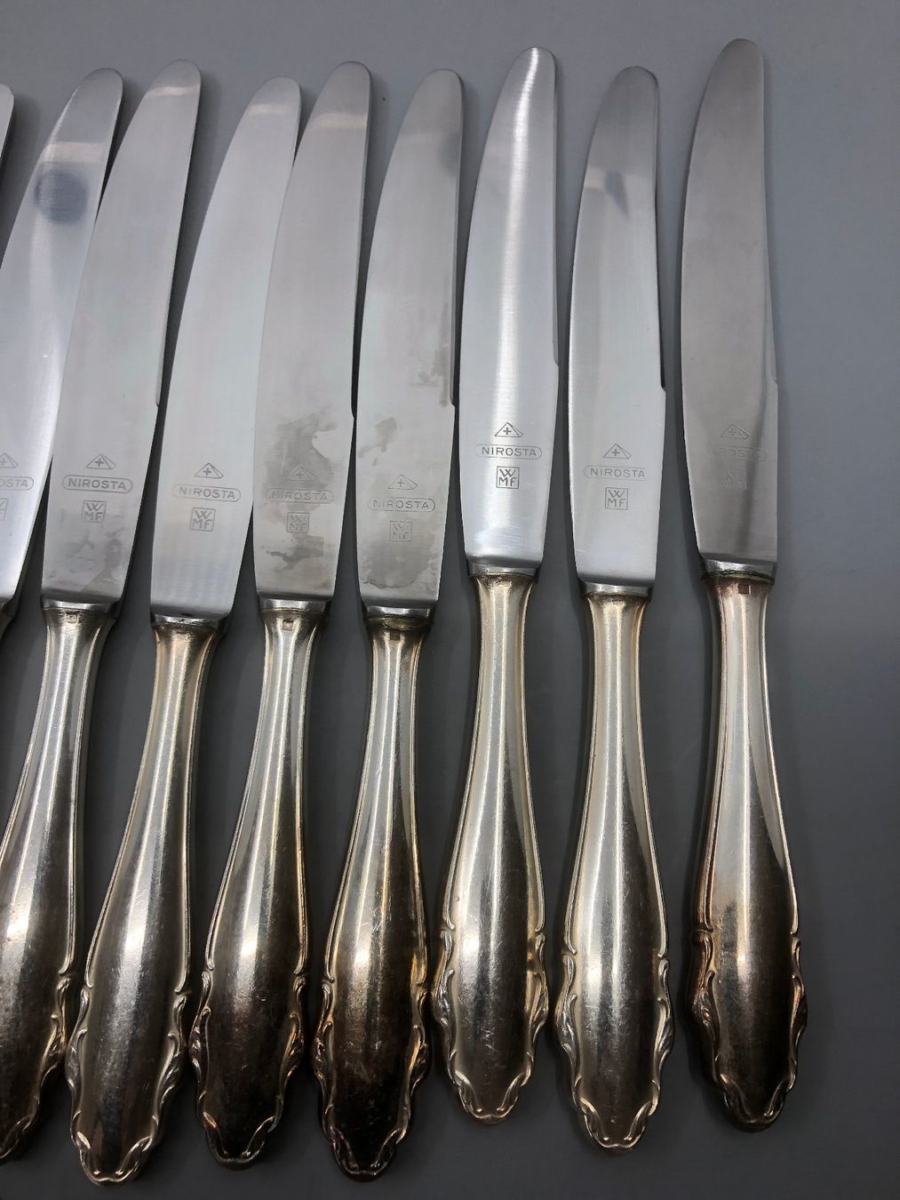 Posate: 2x Tafelmesser versilbert WMF Modell 2200 – Usato da Basel venduto da Tiabeanie 3