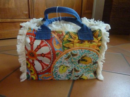 Lässige Sommerstofftasche neu