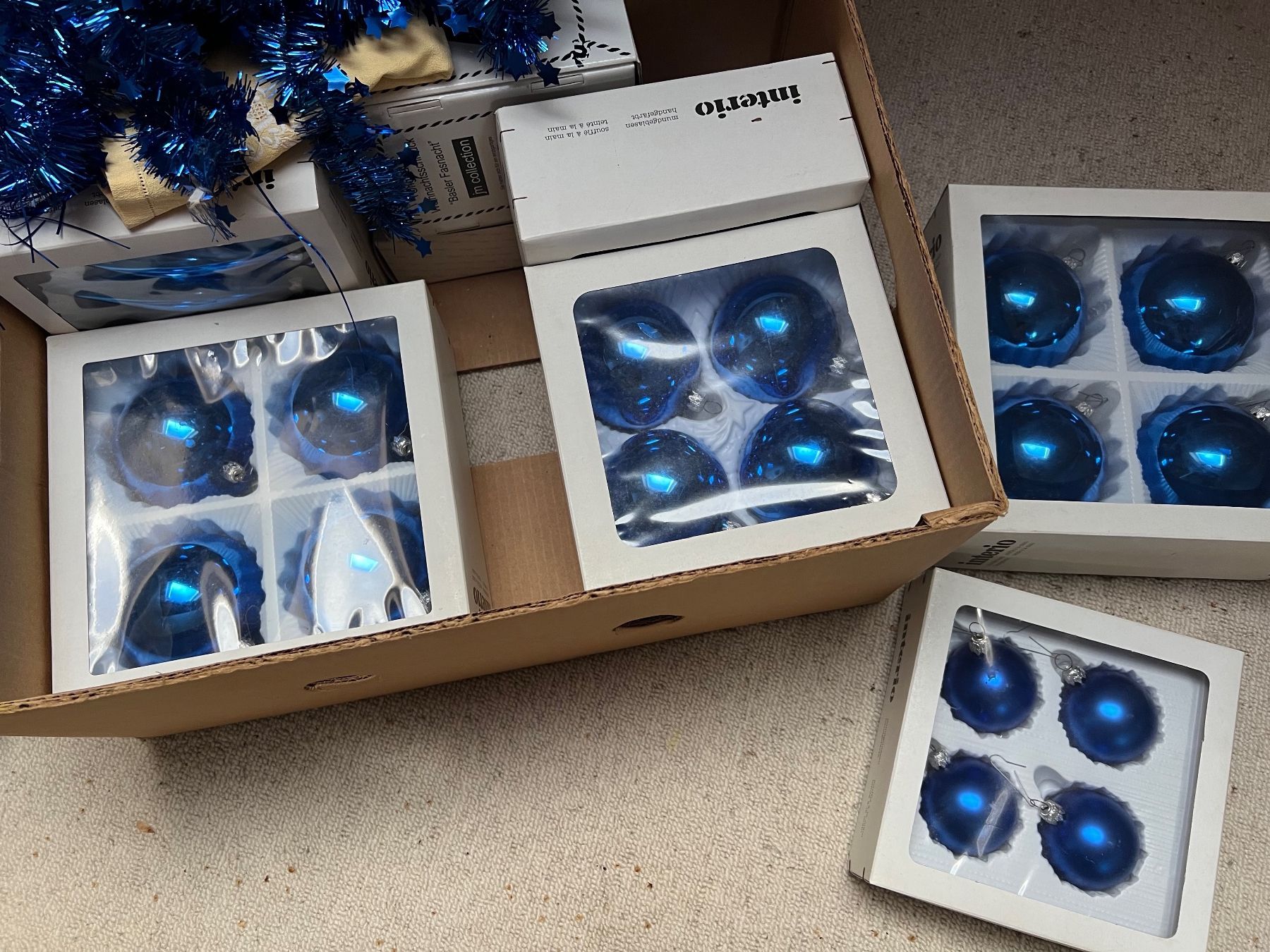 Tutte le decorazioni: Weihnachtskugeln blau – Usato da Arlesheim venduto da groethli47 1