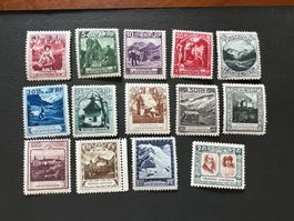 F Liechtenstein 1930  Nr.84-97  **  super  (5847)