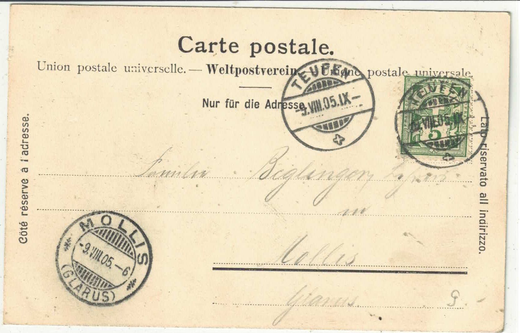 Cartoline postali: Gruss aus Teufen – Usato da Ettingen venduto da Kartenplanet 1