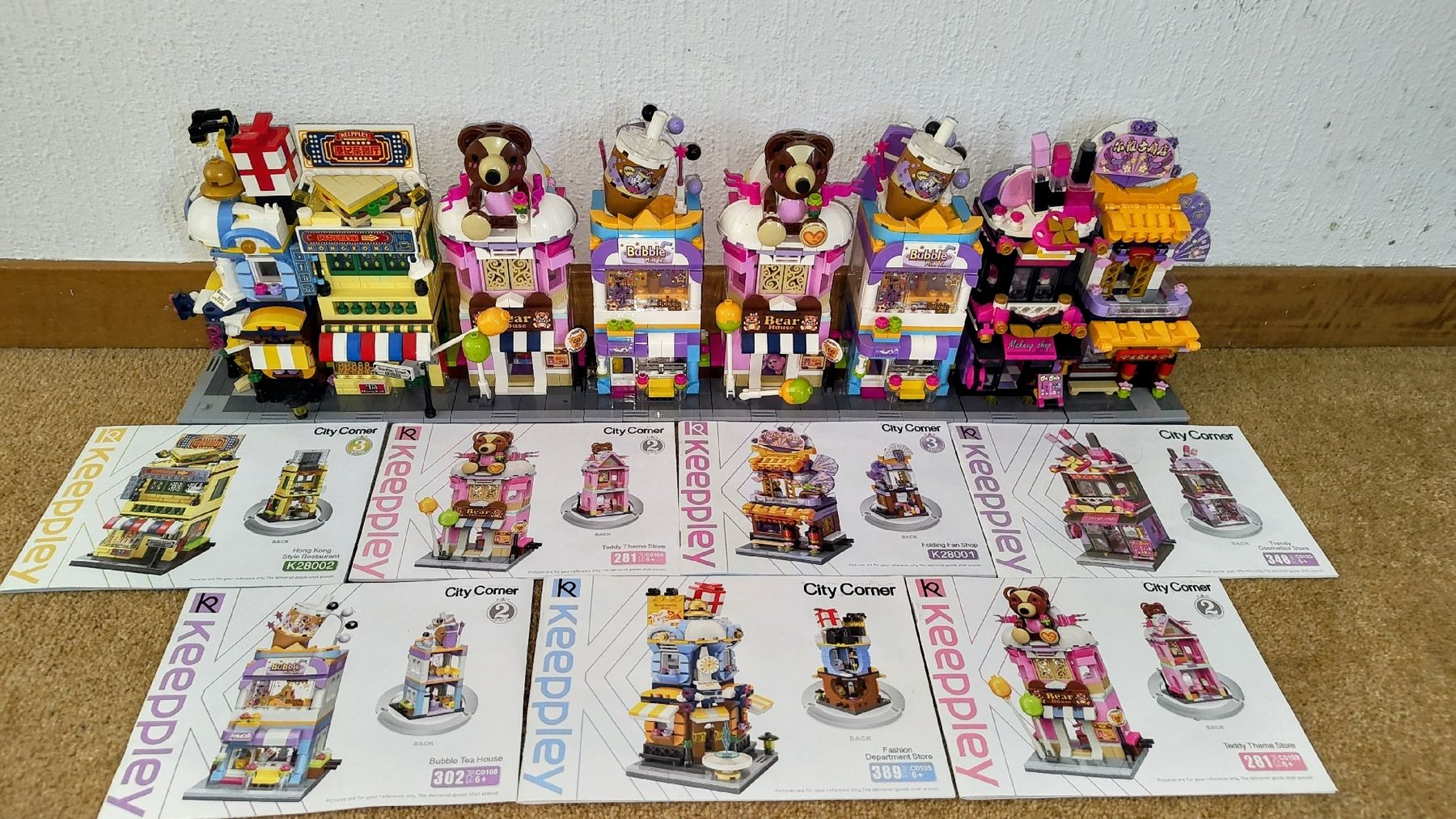 Kit di costruzioni: Keeppley City Corner Building Blocks 8 Sets  – Usato da Glattbrugg venduto da har_jgc7 1