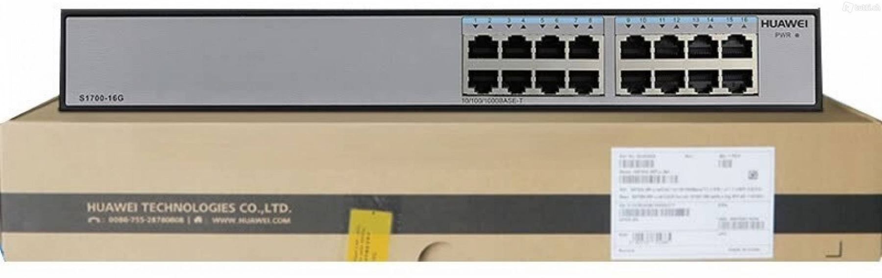 PC: Huawei Switch S1700-24 24x FE Lüfterlos – Nuovo e nell'imballaggio originale da Winkel venduto da Lanier1 1