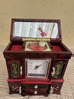 Vintage Schmuckkasten Spieluhr Ballerina